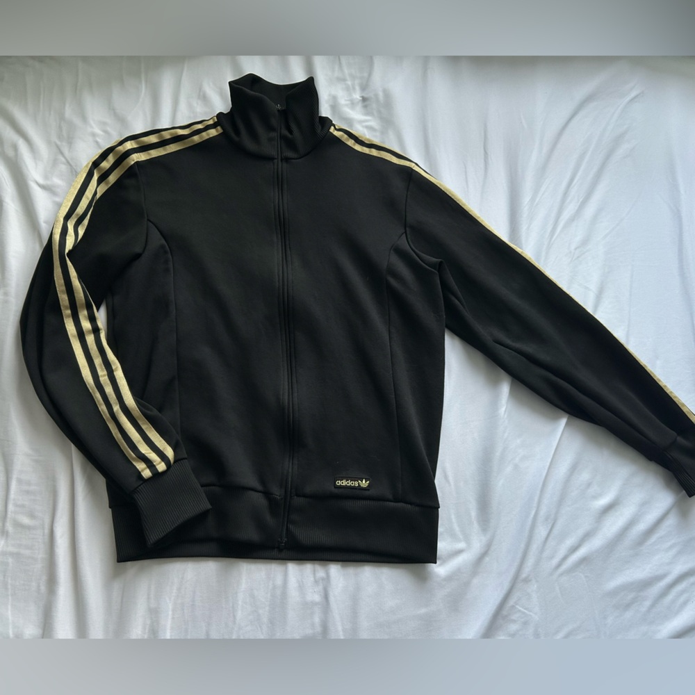 Adidas Originals Vintage Felpa Trefoil Gold Track Jacket